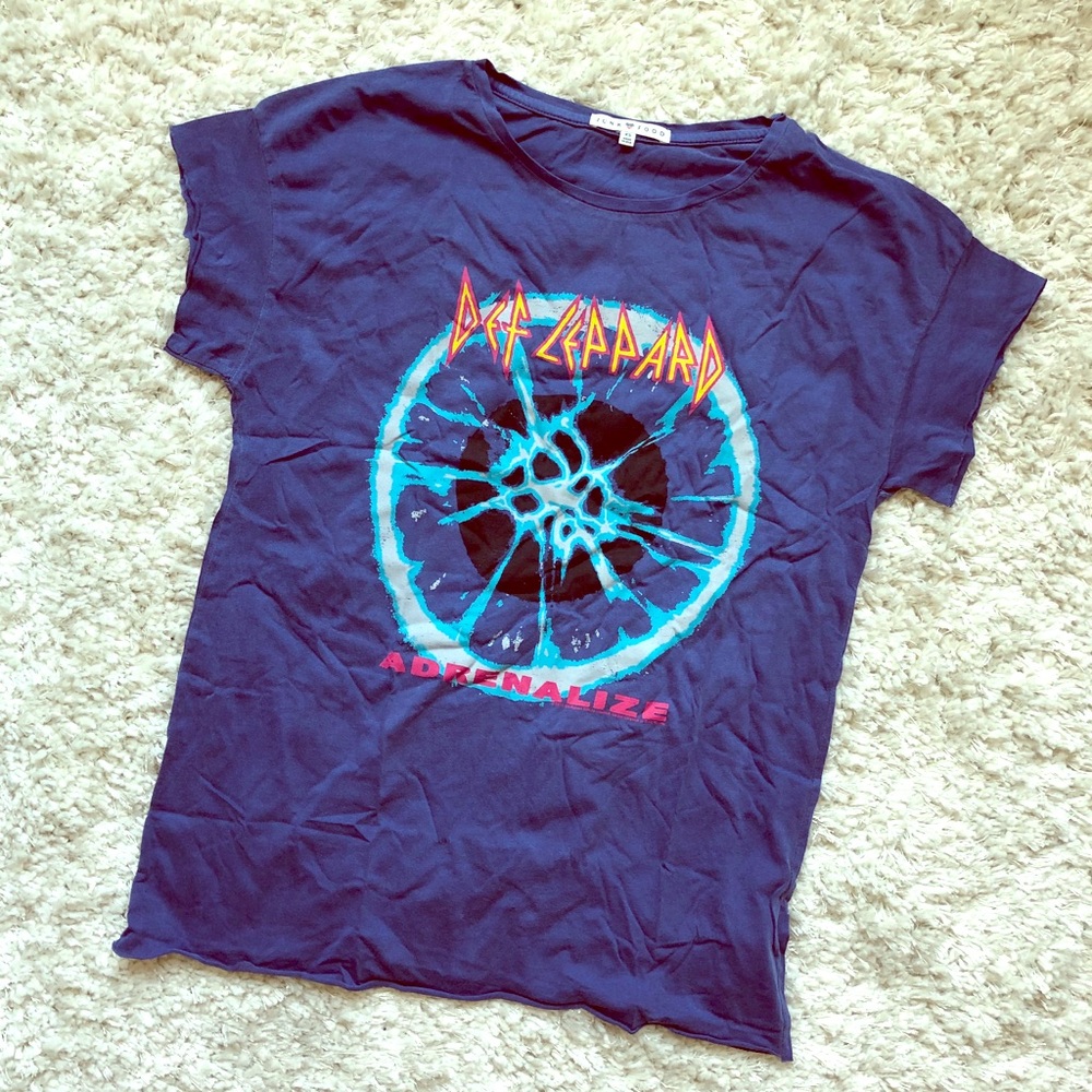 Soft Def Leppard band T (oversized XS)